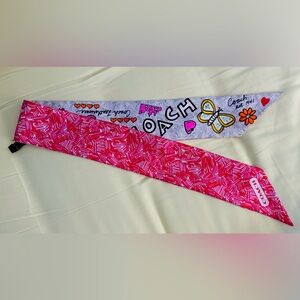 Coach Poppy Skinny Handbag Scarf